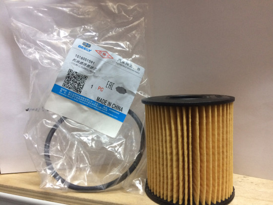 Масляный фильтр GEELY EMGRAND 7 2018 с двигателем 1.8