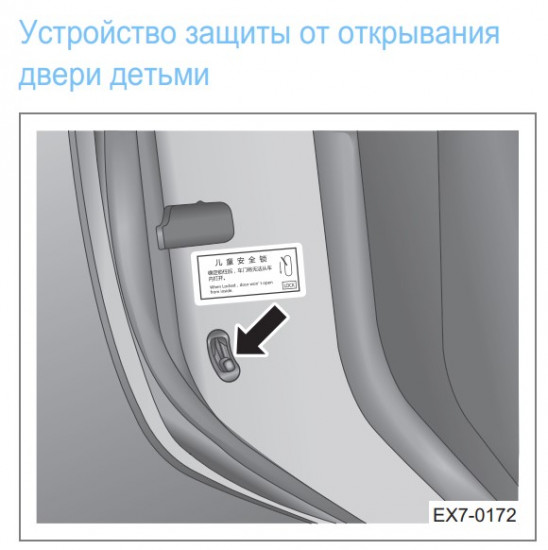 Устройство защиты от открывания двери детьми.jpg (48.96 КБ) 10333 просмотра Устройство защиты от открывания двери детьми Geely Emgrand X7 NL-4