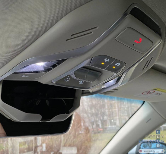 Вариант «люстры» Geely Atlas Pro NL-3B c очечником