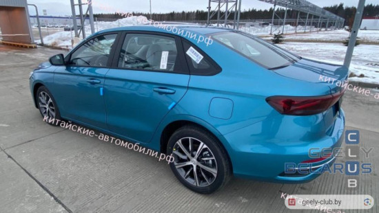 Обновленный седан Geely Emgrand, собранный на заводе «БелДжи» / фото «Китайских автомобилей»
