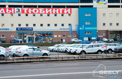 Geely Еmgrand 7 скорее всего с "борисовским снегом" (Минск, 16.11.2018)